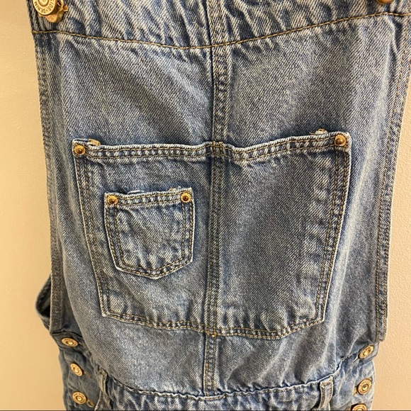 Mango Kids short overalls with front and back pockets size 13/14 - Picture 3 of 6